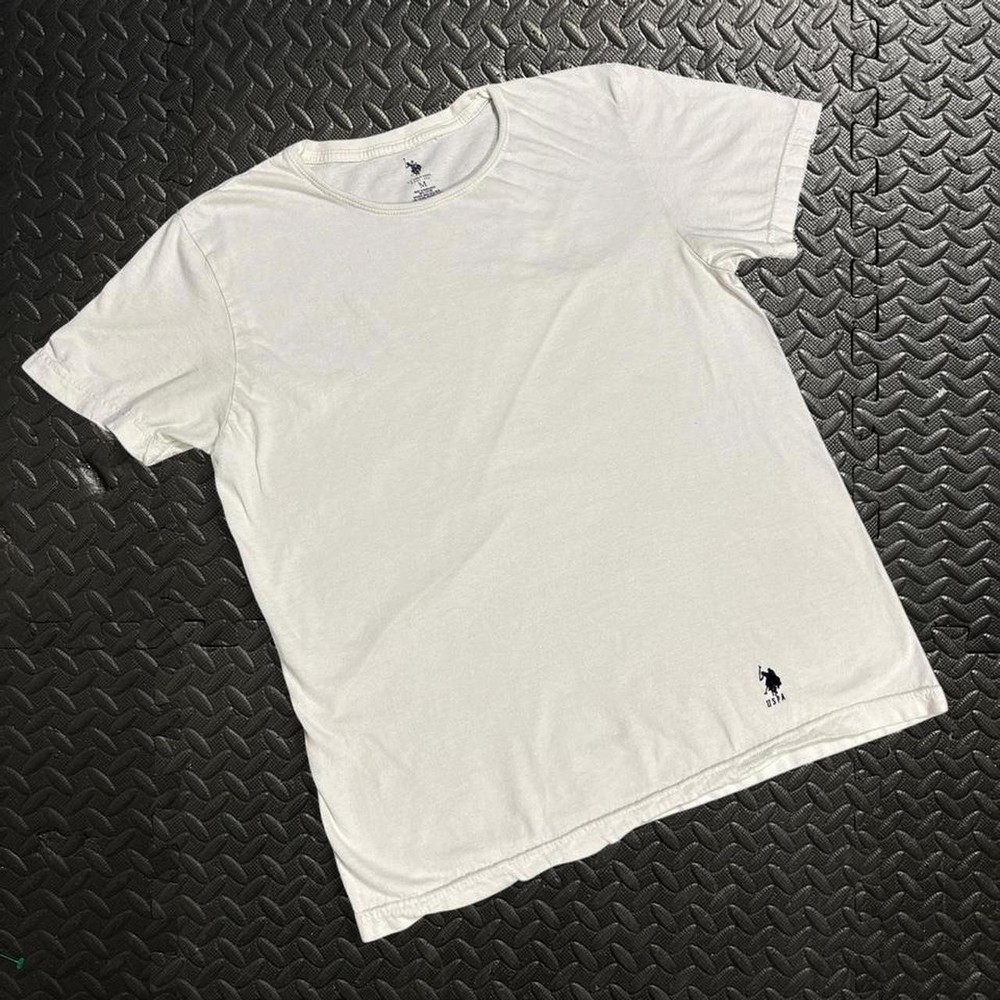 USPA white tee w logo