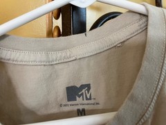 MTV s/s t-shirt tan size M, S