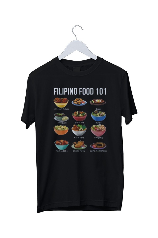 NEW Filipino Food 101 Popular Pinoy Food Funny T-Shirt Mens S M L XL 2 3 4 XL