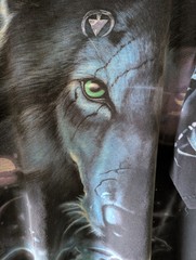 Vintage Liquid Blue Great Wolf Lodge Nature T Shirt Size XXL