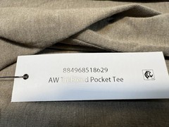 Men’s Shirts, (New w/tags), Athletic Works, S/S Crew Neck Pocket Tee 3XL (54-56)