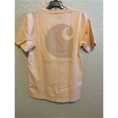 Carhartt Pocket Tee in Light Peach men’s small relaxed fit