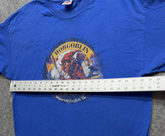 Hobgoblin Imported English Ale Shirt Mens XL Blue Graphic Fantasy Beer Tee