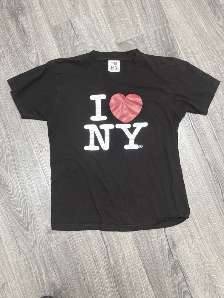I Love NY Unisex Black I Heart NY Officially Licensed Graphic Shirt Size Medium