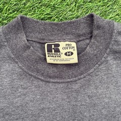 VTG 90’s Russell Athletic Pro Cotton Heavyweight Pocket Tee Blank Gray Men’s M