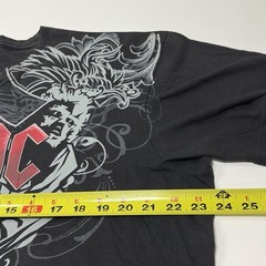AC/DC Black Ice 2008 Album Logo size XL Black T Shirt Band Merch Tee