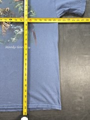 Blue Vintage MOODY GARDENS Galveston TEXAS Gulf Beach Animals Large Shirt