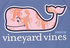 NWT Vineyard Vines Men SS Pocket Crew Tee T-Shirt “LOBSTER TOSS WHALE FILL”