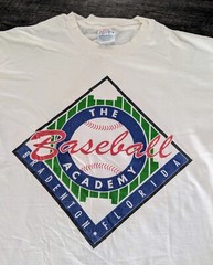 Adidas Baseball Academy Bradenton Florida Vintage 1990s T-Shirt Size Large