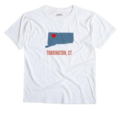 Torrington Connecticut CT T-Shirt HEART
