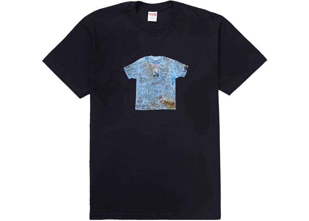 Supreme 30th Anniversary First Tee (SS24) Navy Brand New 100% Authentic Size M