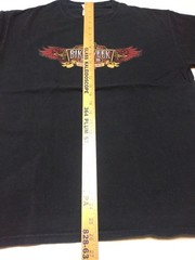 Lot Of 6 Men’s Size Large Black T-Shirts Biker Motorcycle With Damage