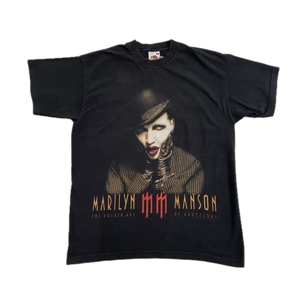 2003 Marilyn Manson Golden Age Of The Grotesque Tour Vintage T-Shirt | Size M
