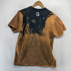 Billionaire Boys Club Shirt men’s Medium Black Acid Wash Bleach Dyed BBC Graphic