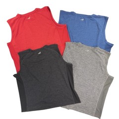 BCG 4-Tank Tops Mens Red, Blue, Black, & Gray Sleeveless polyester Size 2XL