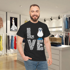 Love Blue Footed Booby Bird Coastal Wildlife T-Shirt