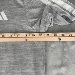 Adidas Climacool Mens Medium Grey Heather 3-Stripe Short Sleeve Training T-Shirt