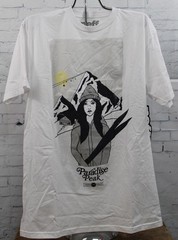 Neff Paradise Peak Cotton Short Sleeve T-Shirt, Men’s Large, White New