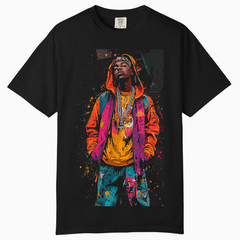 Urban Pop Hip Hop Graphic Tee, Comfort Colors T Shirt, Unisex Streetwear Tee