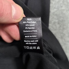 Public Rec Shirt Mens L Black Go To Henley Pima Cotton Stretch Casual