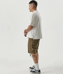 Men’s 100% Cotton Bronson Non Stock Mfg. Co. Classic Pocket T-Shirt White M