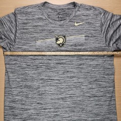 Army Black Knights Nike Men XL Gray Dri-Fit Short Sleeve Space Dye T-Shirt
