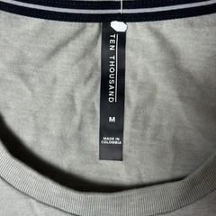 Ten Thousand Durable Tee Mens Size M Heather Gray Training Performance NWT