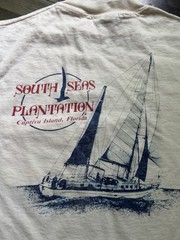 Vintage 1980s Captiva Island FL South Seas Plantation Resort T-shirt Sz Medium