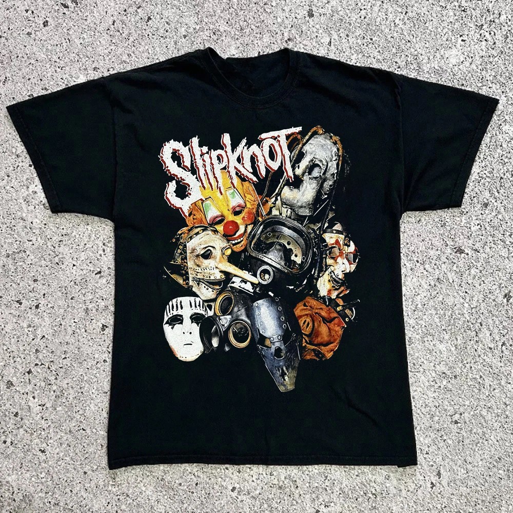 Vintage SLIPKNOT 2001 MASKS Gift For Fans Unisex S-5XL Shirt MZ114