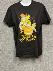 The Berenstain Bears Halloween Graphic Tee Medium Black