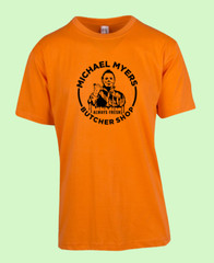 MEN WOMENS TEE TSHIRT UNISEX BUTCHER SHOP MICHAEL MYERS HORROR MOVIE GIFT NEW
