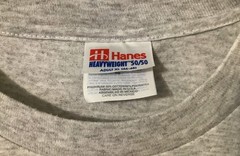 Vintage Hanes Heavyweight Number 33 T Shirt Tee Size XL