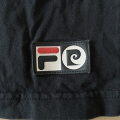FILA X Pierre Cardin Urban Outfitters Photo Tee Mens Small Black Short Sleeve