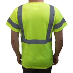 Hi Vis T Shirt Class 3 Work Safety Short Sleeve High Visibility -BFS8511/12