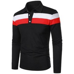 Camisa De Manga Larga Moda Casual Primavera Otoño Camiseta Estampado Para Hombre