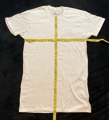 Sears Mens Store Vintage Plain White T Shirt Blank 100% Combed Cotton Large Tall