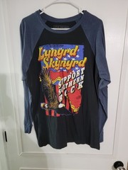Lynyrd Skynyrd Long Sleeve T-Shirt Support Southern Rock, Live Nation, Size XL