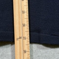 Vintage Russell Athletic Knit Ringer Tee Mens L Navy White BRENT 73 Jersey USA