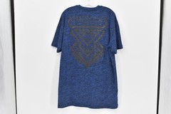 Mens American Fighter Fairbanks Graphic T-shirt, Blue, XL