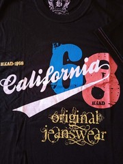 Fantastic Mens Big Size Black Brooklyn California 68 Tee – 2XL 3XL 4XL 5XL 6XL