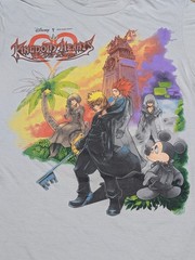 🔥👀 VERY RARE Disney Kingdom Hearts 358/2 T-Shirt Size Medium Japan Square Enix
