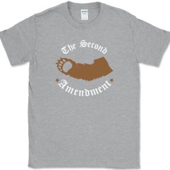Right To Bear Arms T-Shirt Funny 2nd Amendment USA Guns America Tee