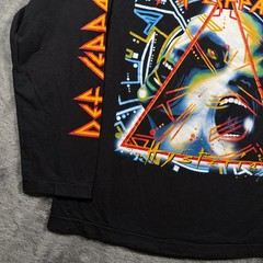 Vintage The Roxx Shirt Mens Large Black Def Leppard Hysteria Rock Band Cotton