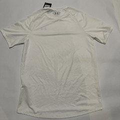 NWT Under Armour The Tech Tee Short Sleeve Shirt Men’s Size Small White Top