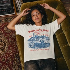 Coastal Town Travel Funny Retro TV Show Comfort Tee Vintage Gift