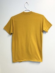Vintage 70s Jockey Life Sun T Shirt Mustard Yellow Tee Mens XL Made in USA