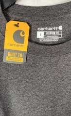 Carhartt Men’s Carbon Heather Grey Relaxed Fit Pocket T-Shirt NWT Sz L