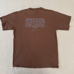 VTG Y2K Clear Vision Drama Co. T-Shirt Bears Love Mean Kids Biblical Sz L Brown
