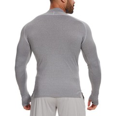 Men Compression Shirt Long Sleeve Athletic Fitness Quick-drying Breathable Tops