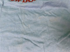 CHESANING MICHIGAN Showboat T-Shirt Large (fits smaller) Blue Vintage 80’s Race